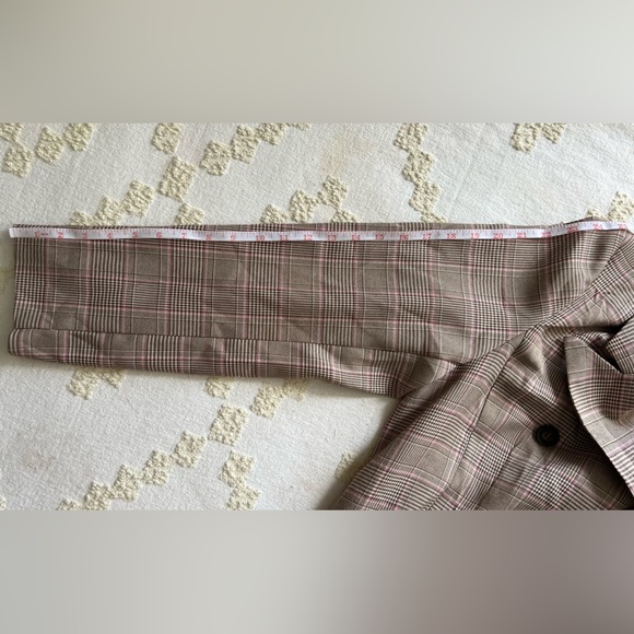 Avec Les Filles Plaid Trench Coat - Picture 12 of 13